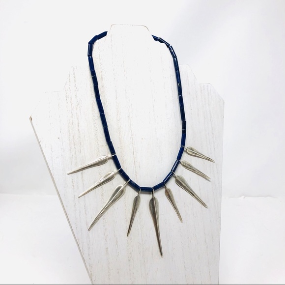 MMA Sterling silver, lapis lazuli Egyptian revival...